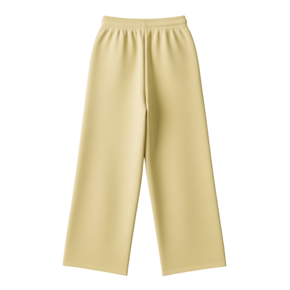 SRCC Butter Yellow Wide Leg Jogger