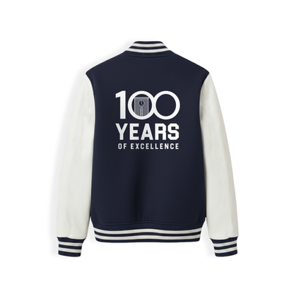 SRCC Navy Blue-White Varsity Jacket