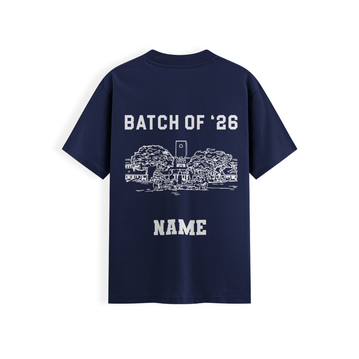SRCC Navy Blue Round Neck T-Shirt