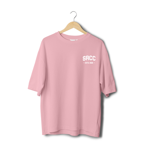 SRCC Baby Pink Oversized T-Shirt