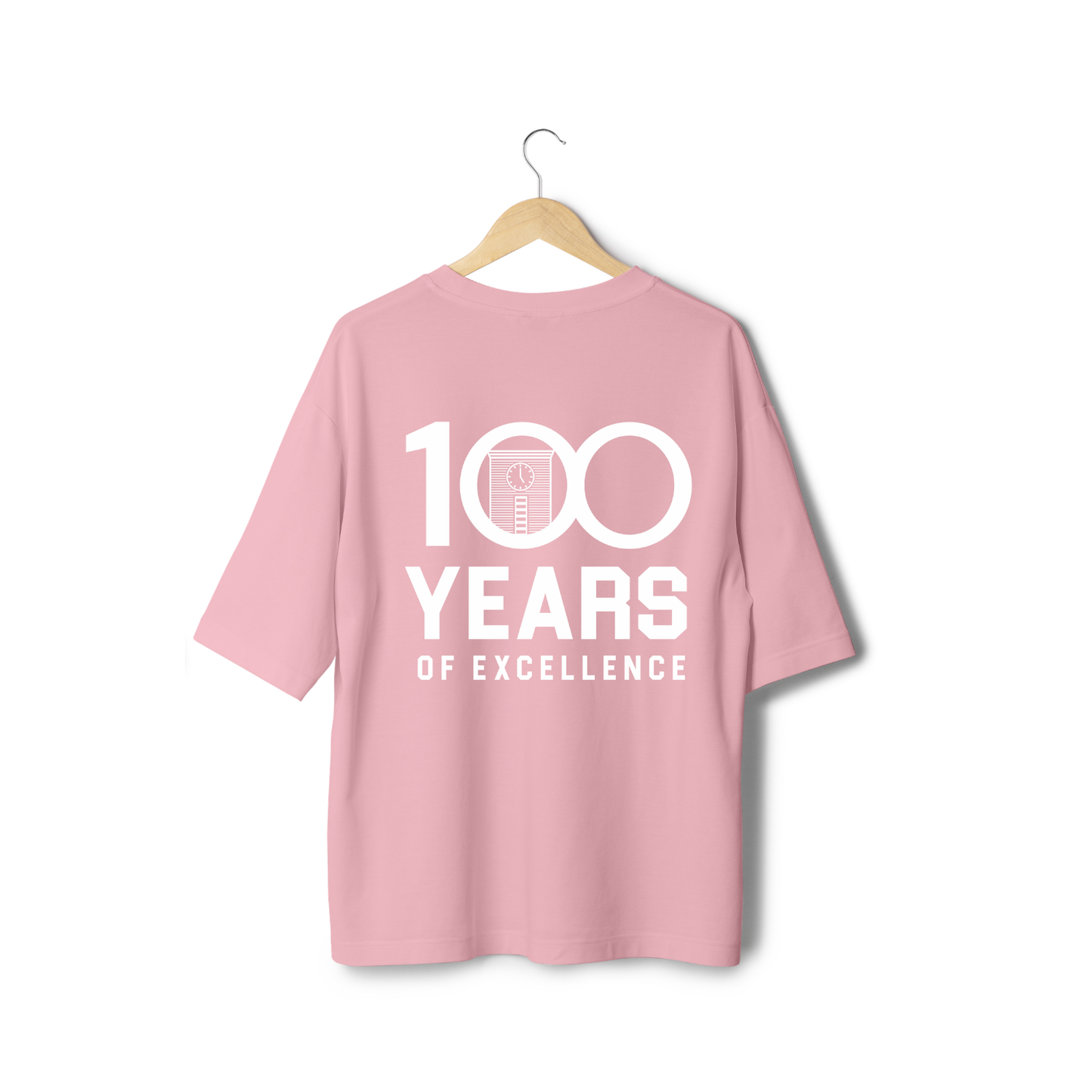 SRCC Baby Pink Oversized T-Shirt