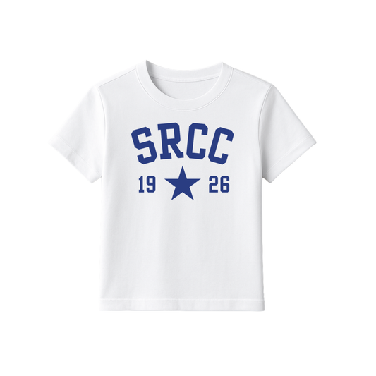 SRCC White Crop Fitted T-Shirt